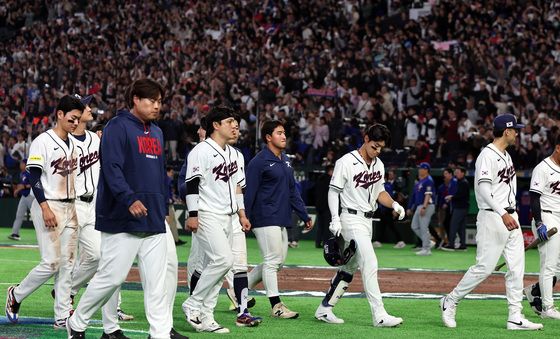 한국, 대만에 5-4 석패