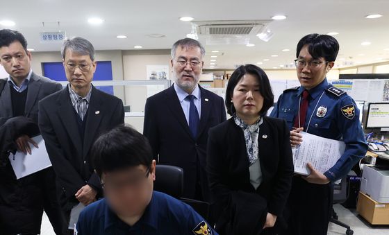 경찰 상황실 현장 검증하는 이태원특조위