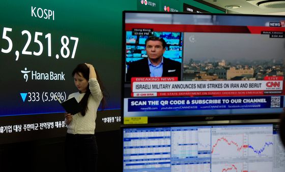 중동 상황에 국내 증시 큰 폭 하락