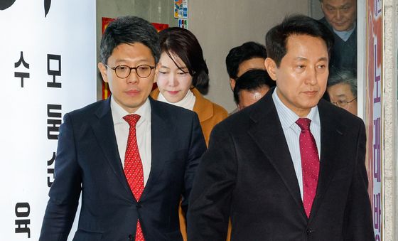 오세훈 '국민의힘 결의문 발표에 대한 입장은?'