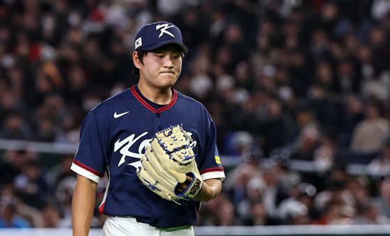 김택연, 아쉬운 실점 허용