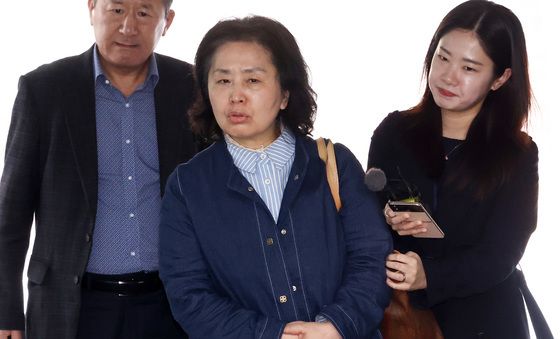 '오세훈 여론조사비 대납 사건' 증인 출석하는 김영선