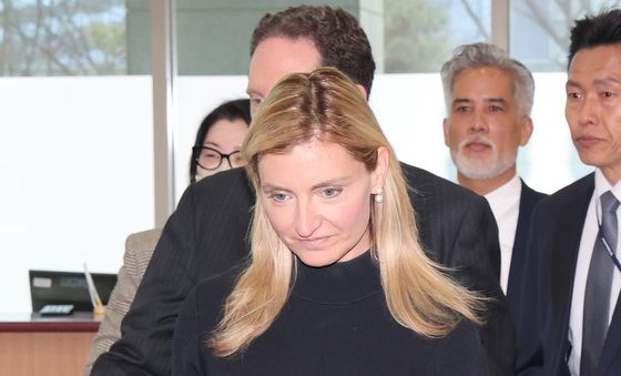 외교부 방문하는 세라 로저스 美 국무부 차관