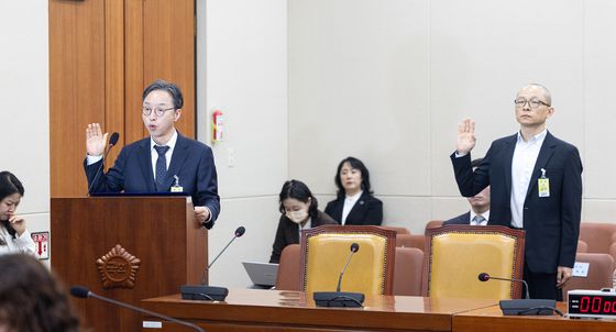 국회 과방위 인사청문회 증인 선서
