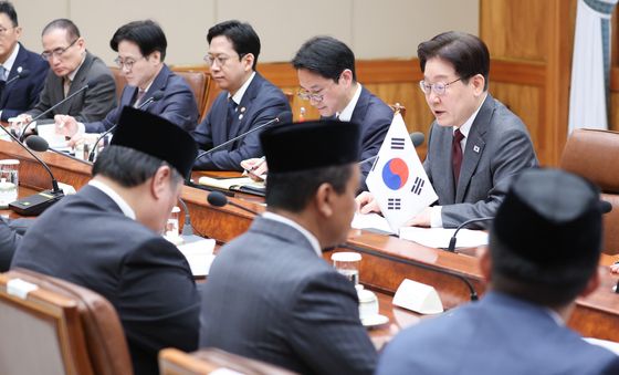 한·인니 확대 정상회담