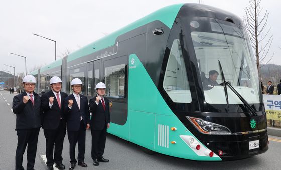 대전 3칸 굴절차량 시범운행