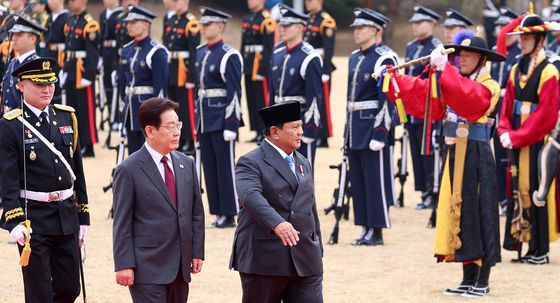 인도네시아 대통령 공식 환영식