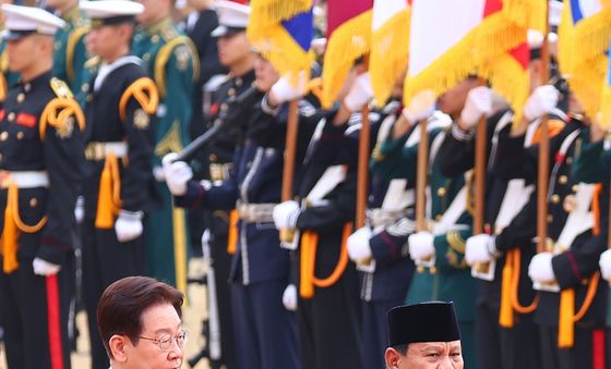 인도네시아 대통령 공식 환영식
