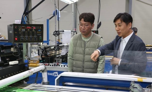 조달청, 종량제봉투 생산기업 찾아 현장 목소리 청취