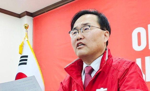 발언하는 홍석준 대구시장 예비후보