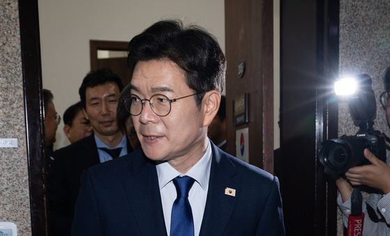 정청래 대표 면담 마친 정원오 민주당 서울시장 예비후보