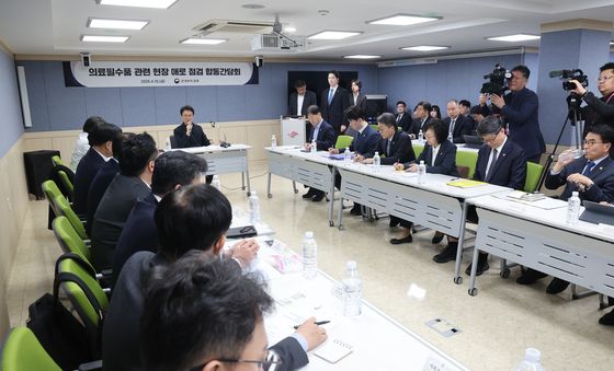 김민석 총리, 의료필수품 관련 현장 점검 합동간담회 모두발언