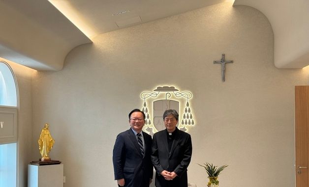 김부겸, 조환길 대주교 예방