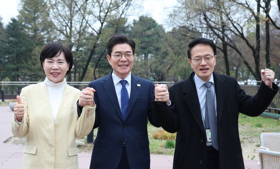 전현희·박주민 손 잡은 정원오