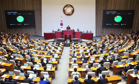 추경안 국회 본회의 가결