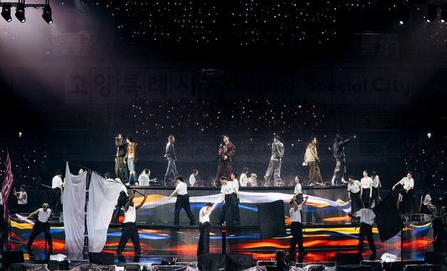 고양종합운동장서 공연하는 BTS