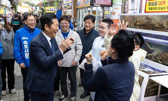 속초 찾은 정청래 대표