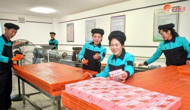 북, 신양군일용품공장 조명…"지방경제 특색있게 살리자"