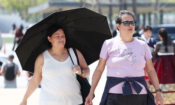 갑자기 더워진 날씨