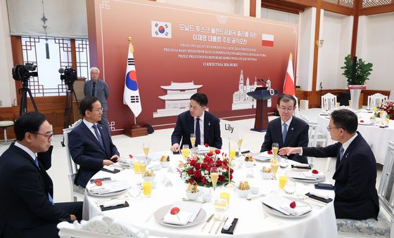 한·폴란드 공식 오찬