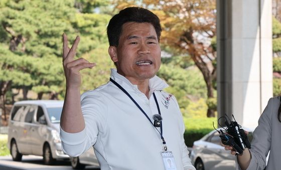 검찰 소환조사 입장 밝히는 전한길