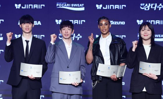 프로배구 V리그 시상식 '영광의 얼굴들'