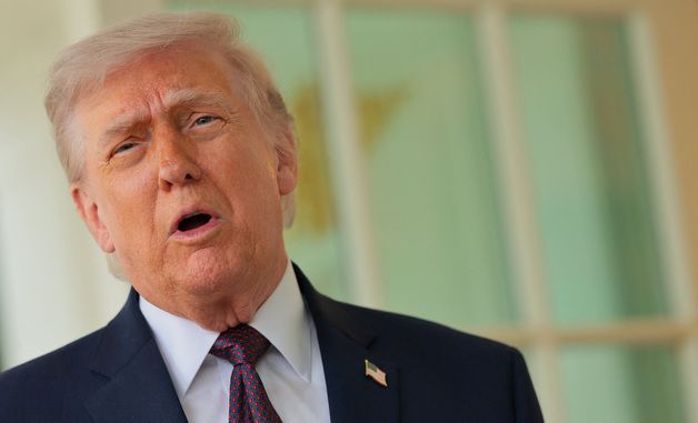 [포토]트럼프 "이란, 합의 원해…핵 보유 허용 없을 것"