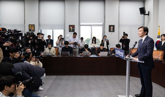 조국 대표 재보궐 선거 출마 기자회견