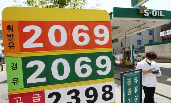 3월 석유류 물가 전년 동월 대비 9.9% 상승