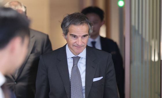 방한한 라파엘 그로시 국제원자력기구 사무총장