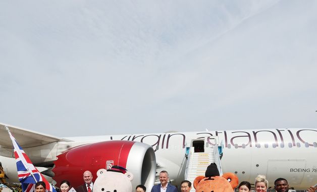 버진애틀랜틱 인천-런던 취항식