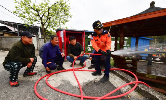 호스릴 비상소화장치 작동 쉽네
