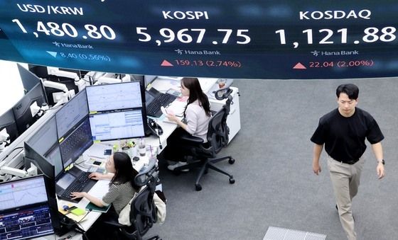 코스피·코스닥 상승, 원·달러 환율 하락 마감