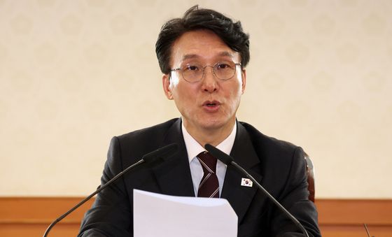 공명선거 관계장관회의 발언하는 김민석 총리