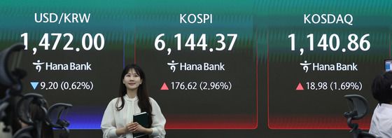 종전 기대감에 반도체 폭주까지…코스피 6100선 돌파