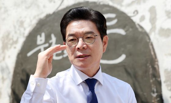 정원오 후보, 찾아가는 인터뷰로 북촌 방문