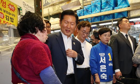 부산 민심 공략 나선 정청래