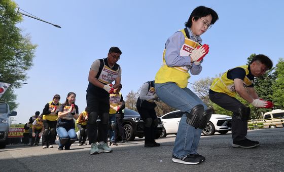 '홈플러스 살리기' 삼보일배