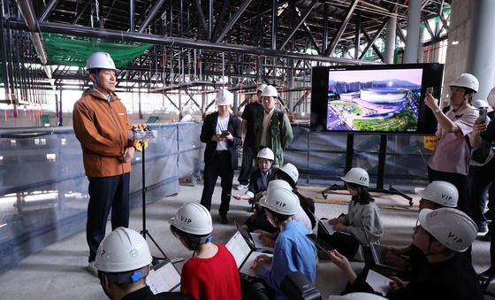 창동 서울아레나 둘러본 오세훈 시장