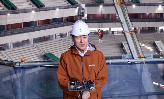 창동 서울아레나 둘러본 오세훈 시장