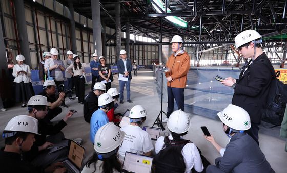 서울아레나 둘러본 오세훈 시장