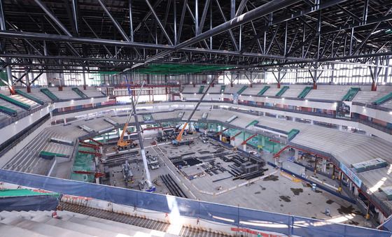 공사 진행 중인 창동 서울아레나