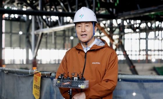 질의응답 하는 오세훈 서울시장