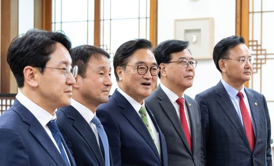 우원식 국회의장 주재 여야 원내대표 회동