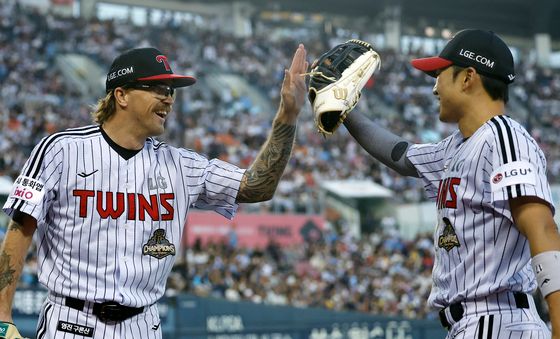 웰스 '박해민 고마워'