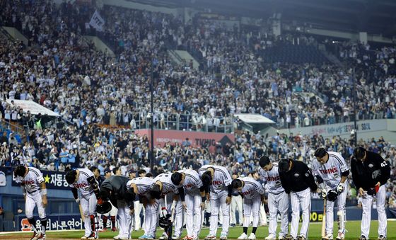 연승 행진 멈춘 LG