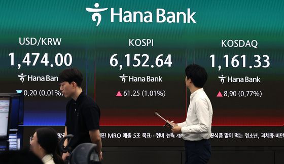 코스피, 미-이란 종전 기대감에 6100선 돌파