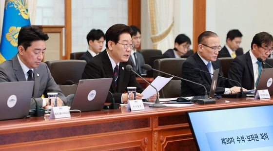 이재명 대통령, 수석보좌관회의 주재