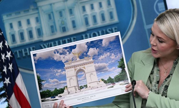 [포토] 트럼프의 거대 개선문 조감도 공개