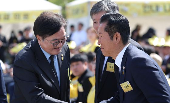 세월호 기억식 참석한 우원식 의장·정청래 대표